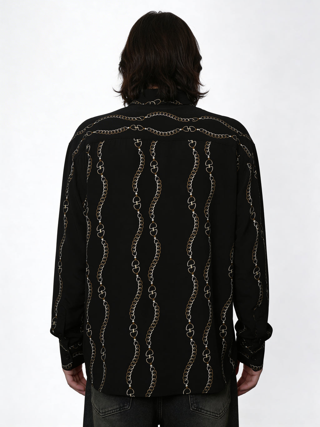 Midnight Chain — Viscose Shirt