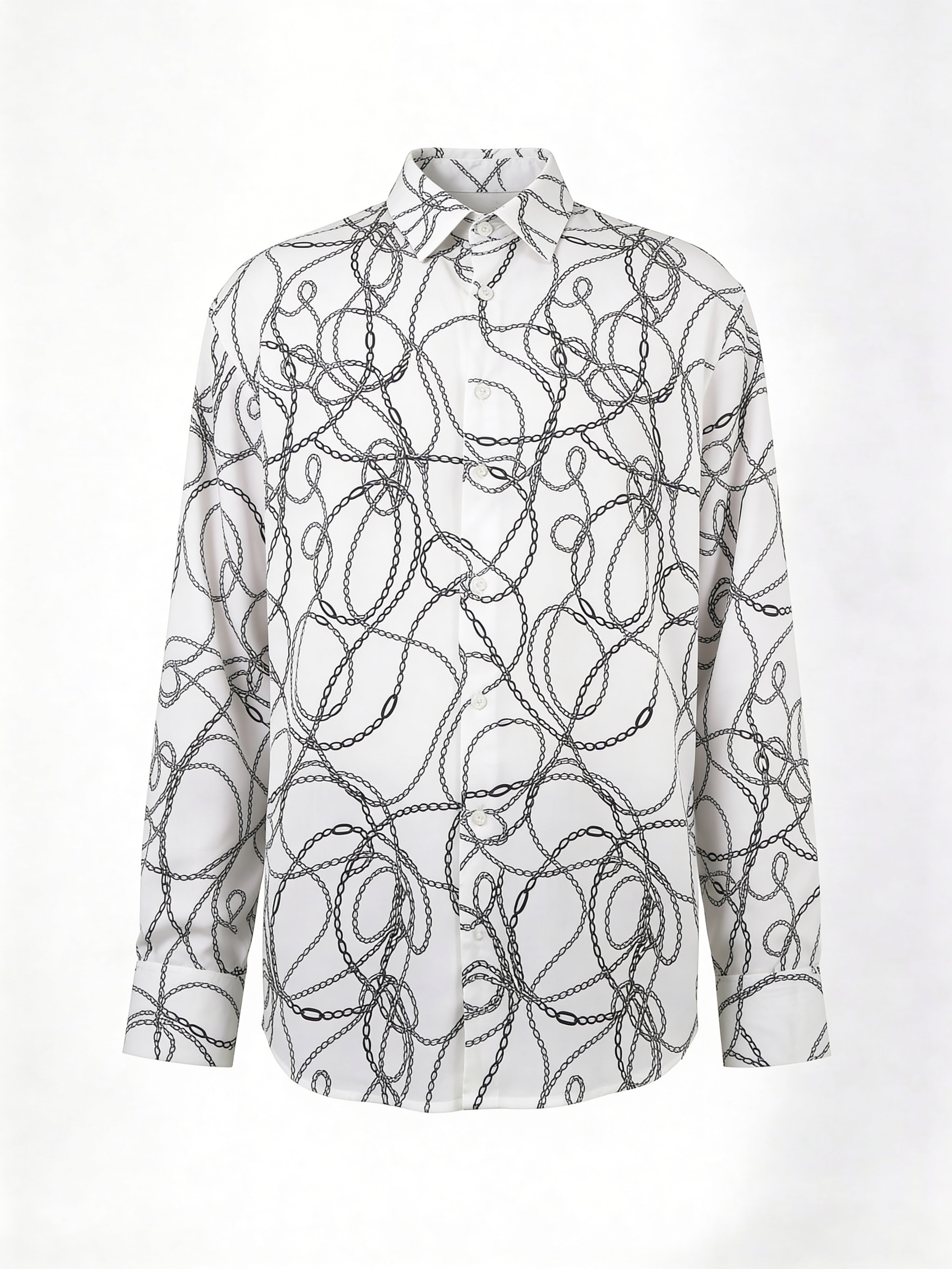 Ivory Chain — Viscose Shirt