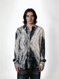 Midnight Marble — Viscose Shirt