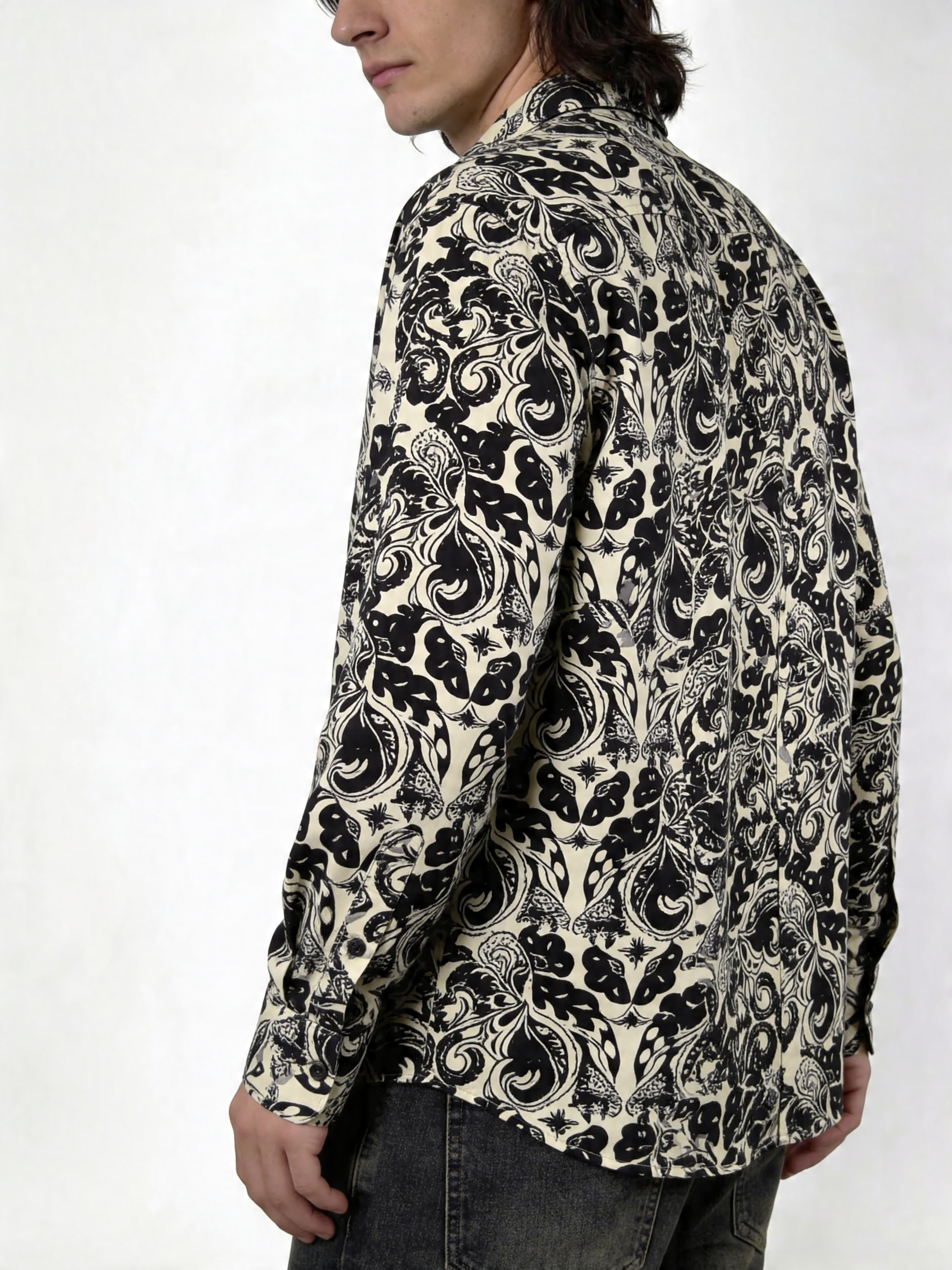 Black Garden — Silk Shirt