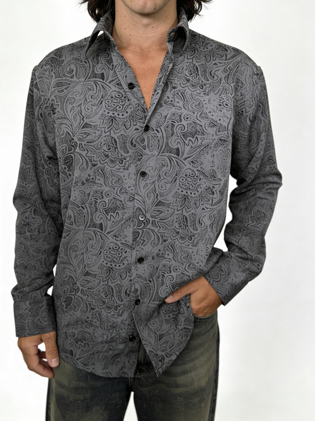 Late Night — Silk Shirt