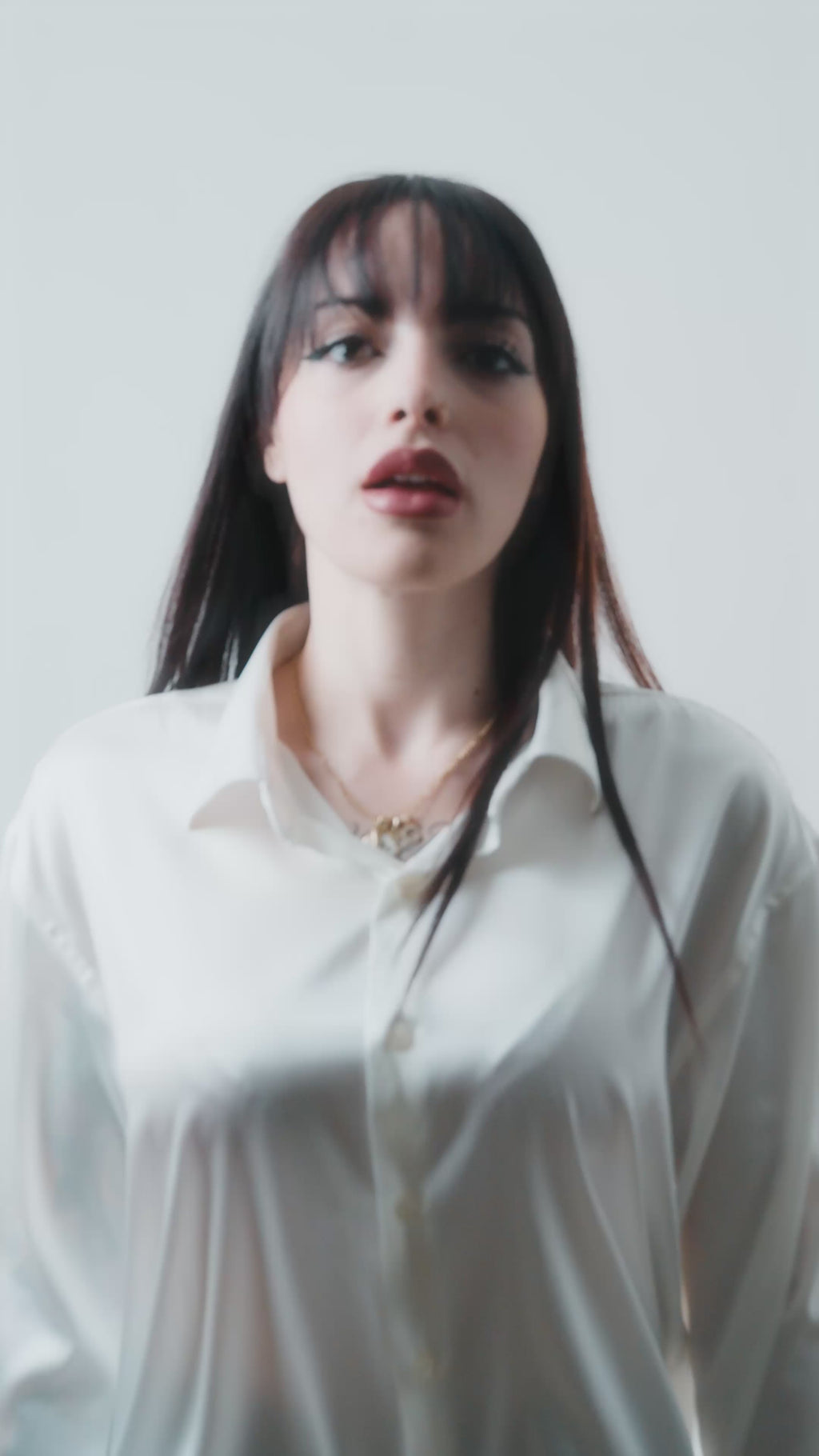 White Lucid Silk Shirt