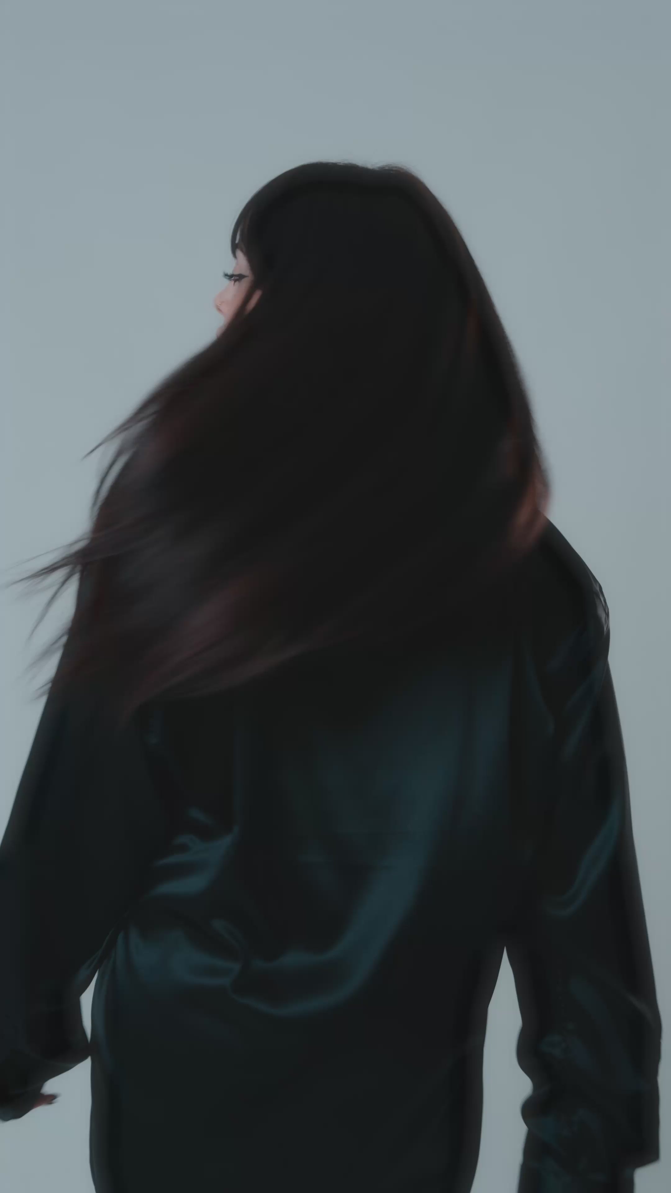 Black Lucid Silk Shirt