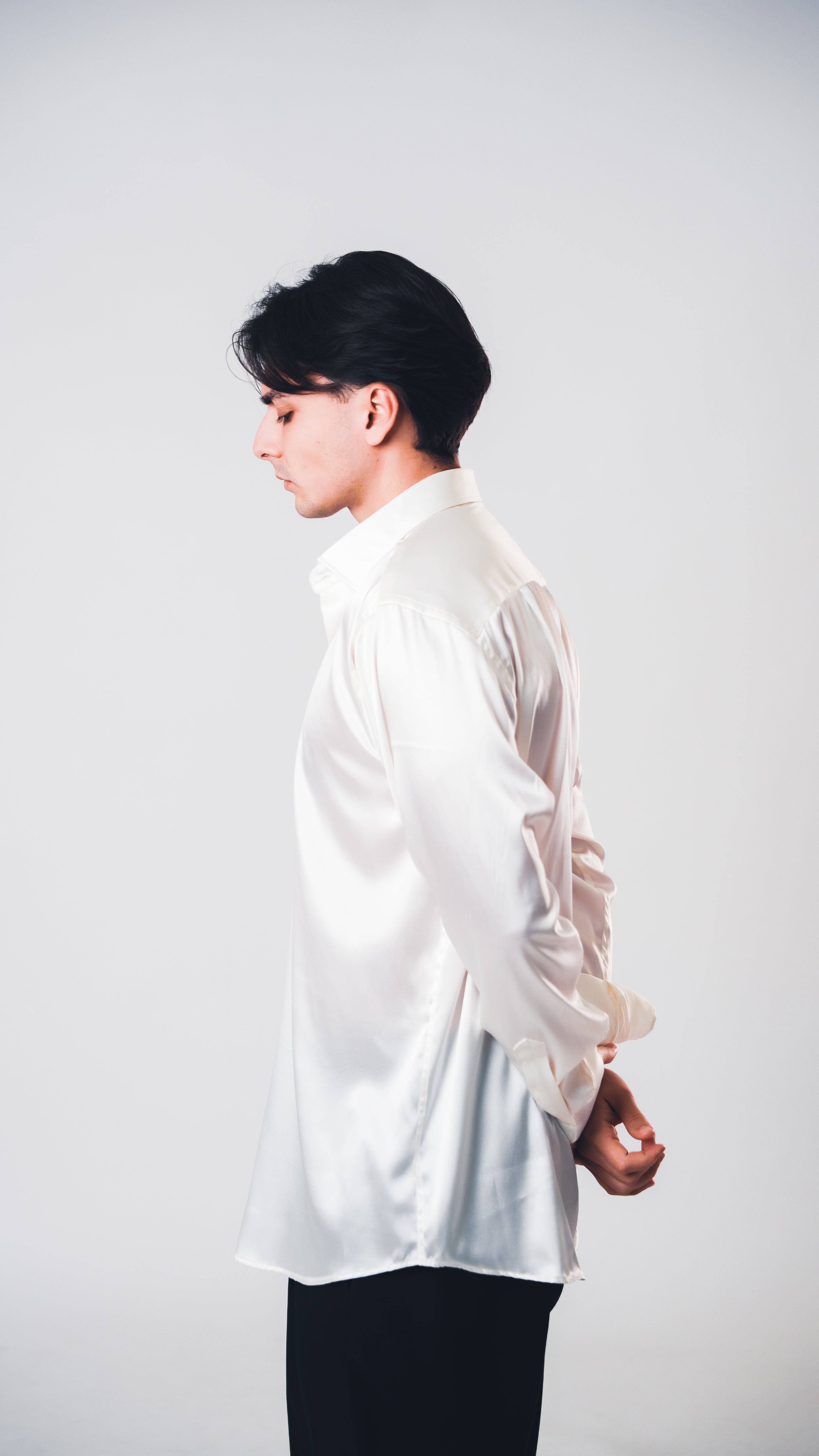 White Lucid Silk Shirt