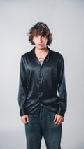 Dust Black Lucid Silk Shirt