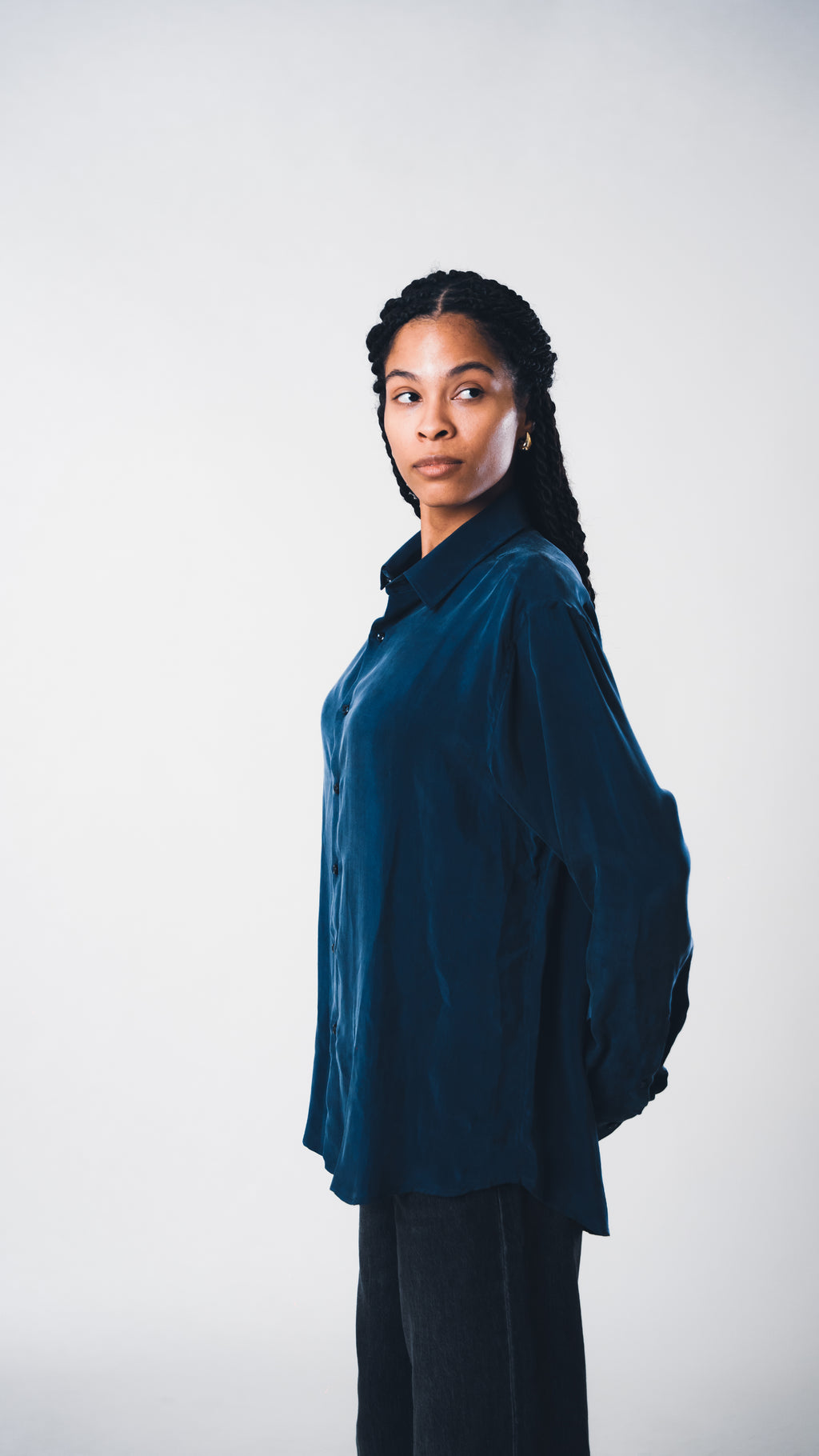 Blue Lucid Cupro Shirt