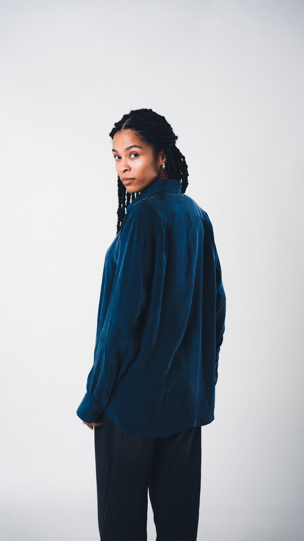 Blue Lucid Cupro Shirt